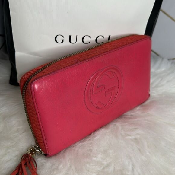 💯Authentic Gucci Soho Long Zipped Wallet 🍀 - Picture 3 of 16